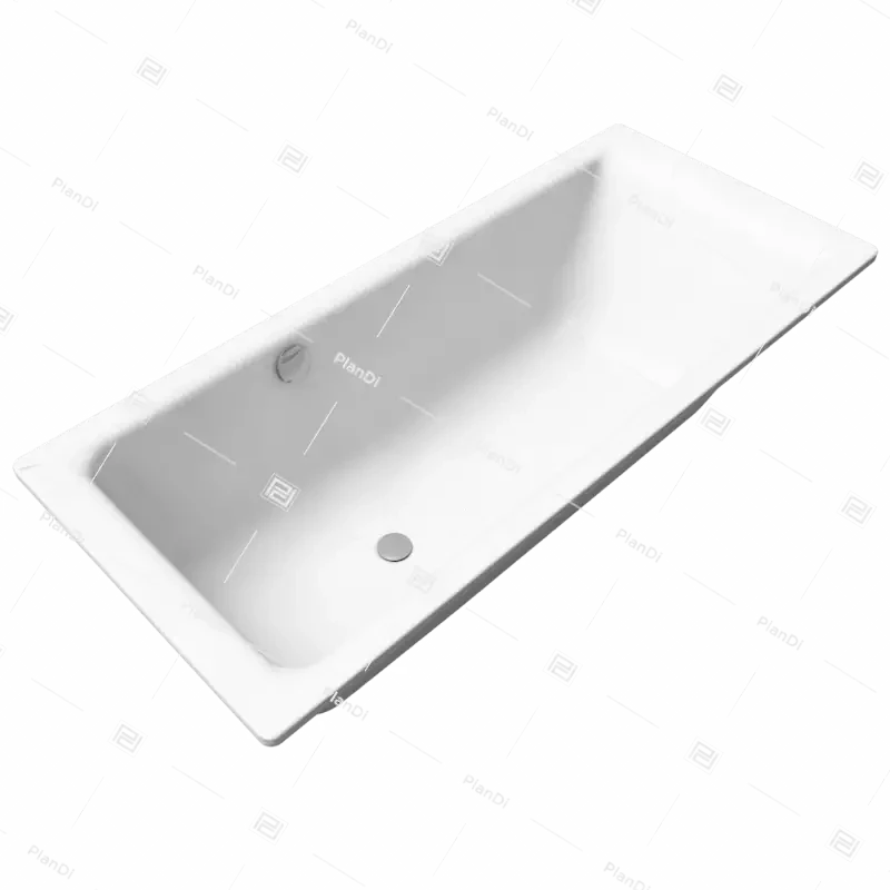 PURO with side overflow 750x1700x420