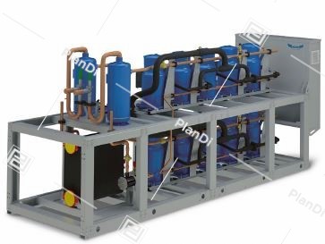 Чиллер с водяным охлаждением конденсатора LBE 560