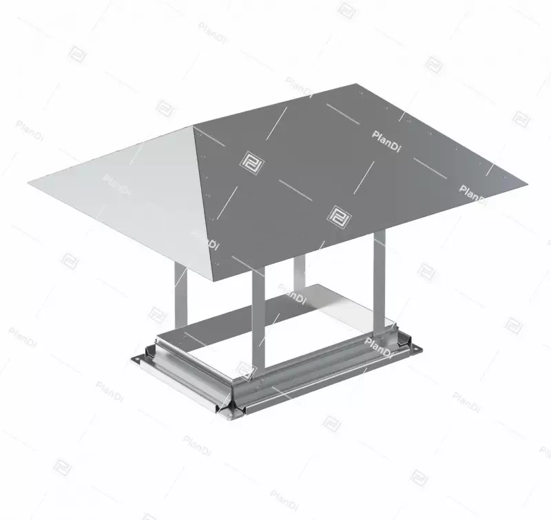 Зонт прямоугольный защитный