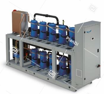 Чиллер с водяным охлаждением конденсатора LBH 660