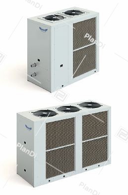 Чиллер с воздушным охлаждение конденсатора HBA 054