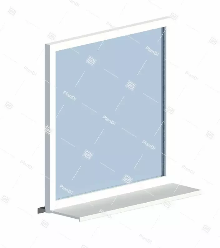 Окно глухое противпожарное Е60 ОП-4-60 FT-MPC Фототех (W62)