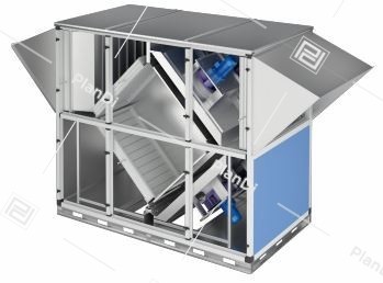 Наружная секция приточно-вытяжного кондиционера ANR TOP DLE1 80