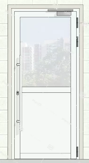 Дверь профильная ДПО-ОГНЕДЕКОР-160Т.11