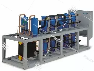 Чиллер с водяным охлаждением конденсатора LBE 720