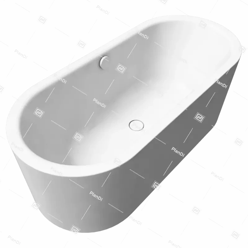 MEISTERSTÜCK CENTRO DUO OVAL 750x1700x485