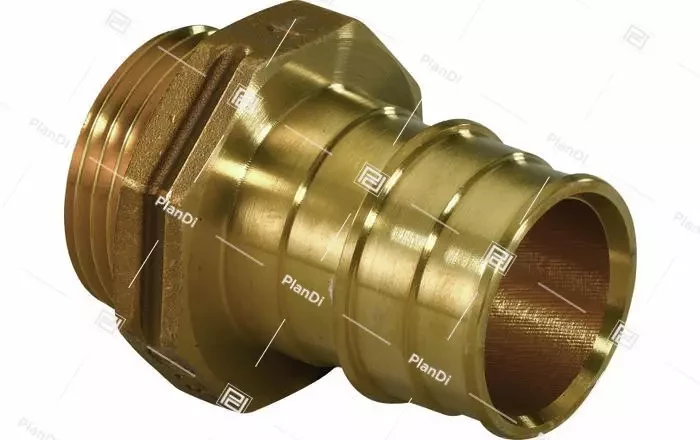 Q&E Штуцер 16xG1/2'' НР - Синий