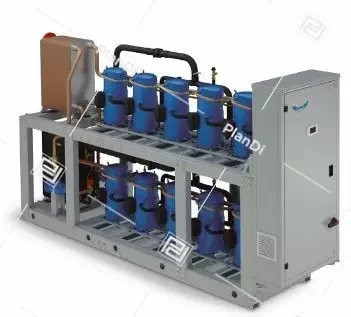 Чиллер с водяным охлаждением конденсатора LBH 510