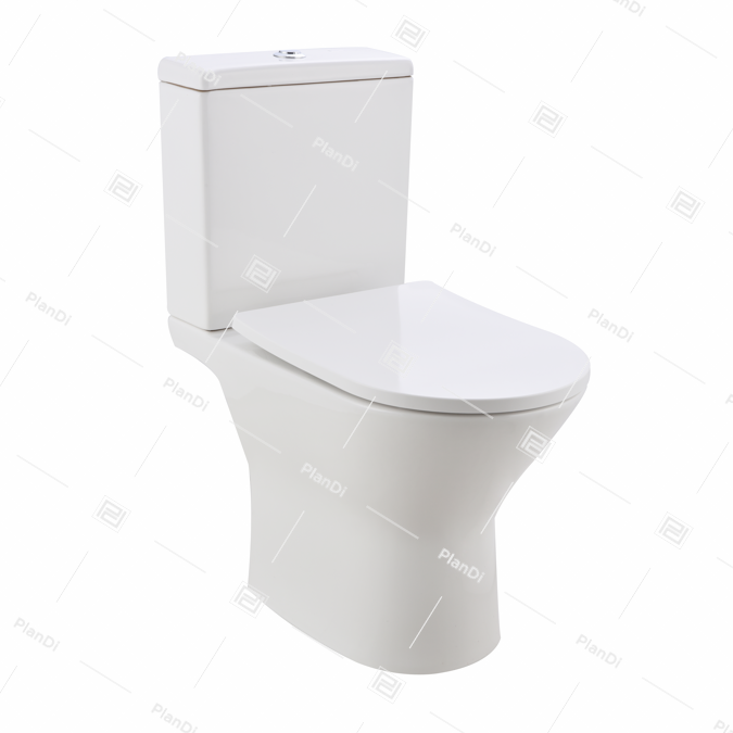 Treviso Dual Outlet 6/3l Btw Close Coupled Wc Set (Rimless)