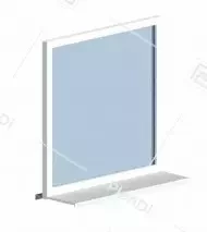 Fireproof blind window E60 OP 4-60