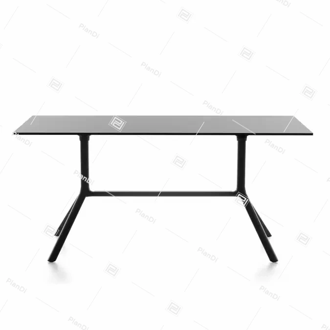 MIURA table rectangular - 73cm high - foldable