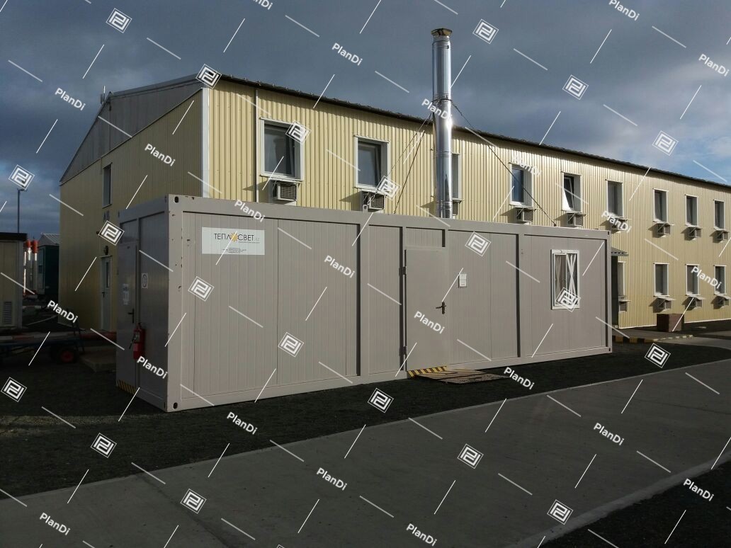 Block-modular boiler house TSV-2700 capacity 2700 kW