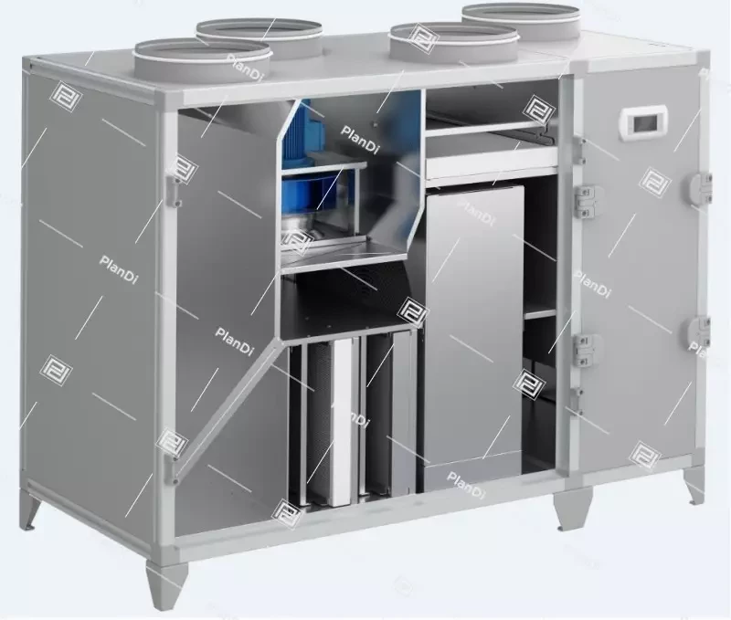 Мини-приточная установка MPU 1100-V-RC-E-4.5 UGF