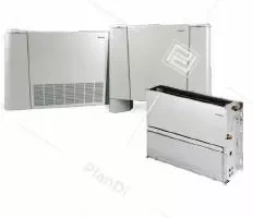 Фанкойл с трёхрядным теплообменником KVW/VH-21